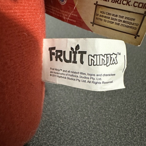 Ninja Red Plush with Black Headband - Picture 7 of 7